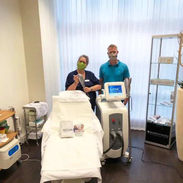 Hyperpulse dauerhafte Haarentfernung Dermedis